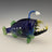 Blue with Green Fins