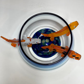 Koi Blue Fish Bowl
