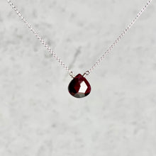 Load image into Gallery viewer, Semiprecious Charm Necklace Birthstone Series
