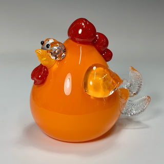 Handblown Glass Chicken