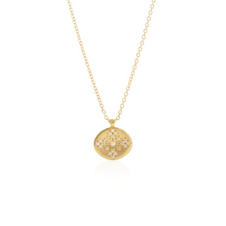 Moon and Stars Charm Pendant with Diamonds