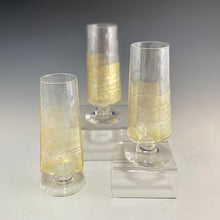 Load image into Gallery viewer, 24k Gold Leaf Stemless Champagne Glass
