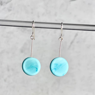 Glass Tab Earrings
