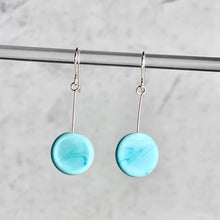 Load image into Gallery viewer, Glass Tab Earrings
