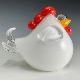 Handblown Glass Chicken