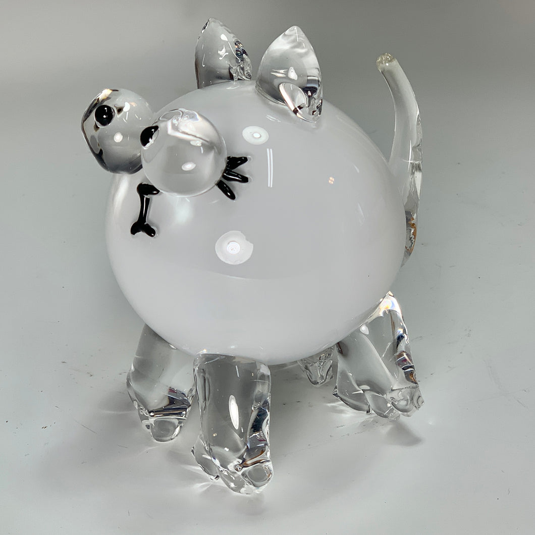 Handblown Glass Kitten