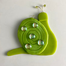 Load image into Gallery viewer, Fused Glass Snail Sun Catcher
