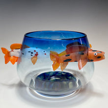 Load image into Gallery viewer, Koi Blue Fish Bowl
