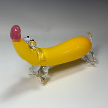 Load image into Gallery viewer, Handblown Glass Weiner Dog

