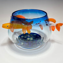 Load image into Gallery viewer, Koi Blue Fish Bowl
