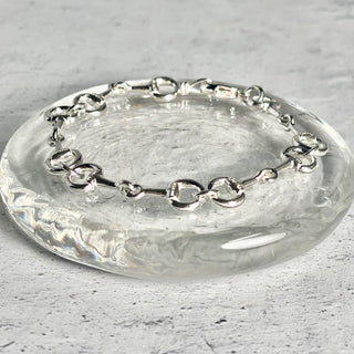 Sterling Silver Horse Bit Bracelet