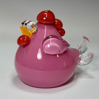 Handblown Glass Chicken