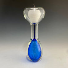 Load image into Gallery viewer, Classic Swedish Style Handblown Glass Tall Candle Holder
