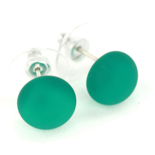 Glass Stud Earrings