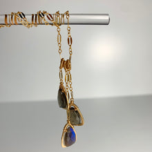 Load image into Gallery viewer, Triple Labradorite Drop Necklace
