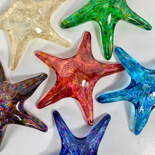 Sculpted Glass Starfish