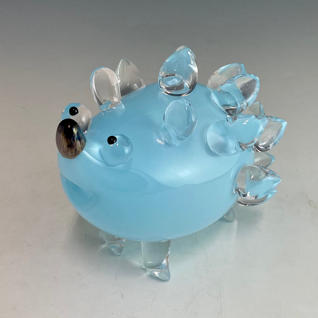 Handblown Glass Hedgehog