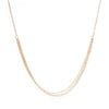 14k Horizontal Tassel Necklace 16